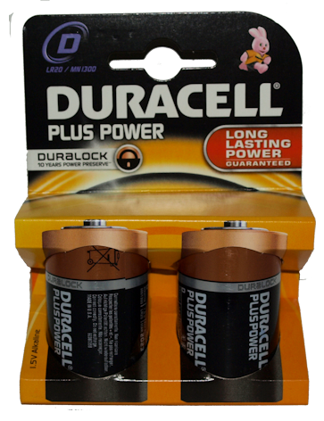 Duracell D Batteries (6)